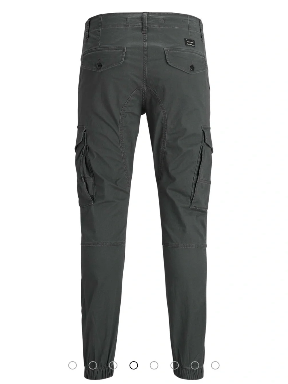 Jack & Jones Men's Tapered Cargos - Charcoal